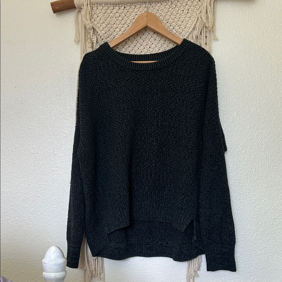 Cozy Black Knit Sweater xxl universal thread - Picture 1 of 5